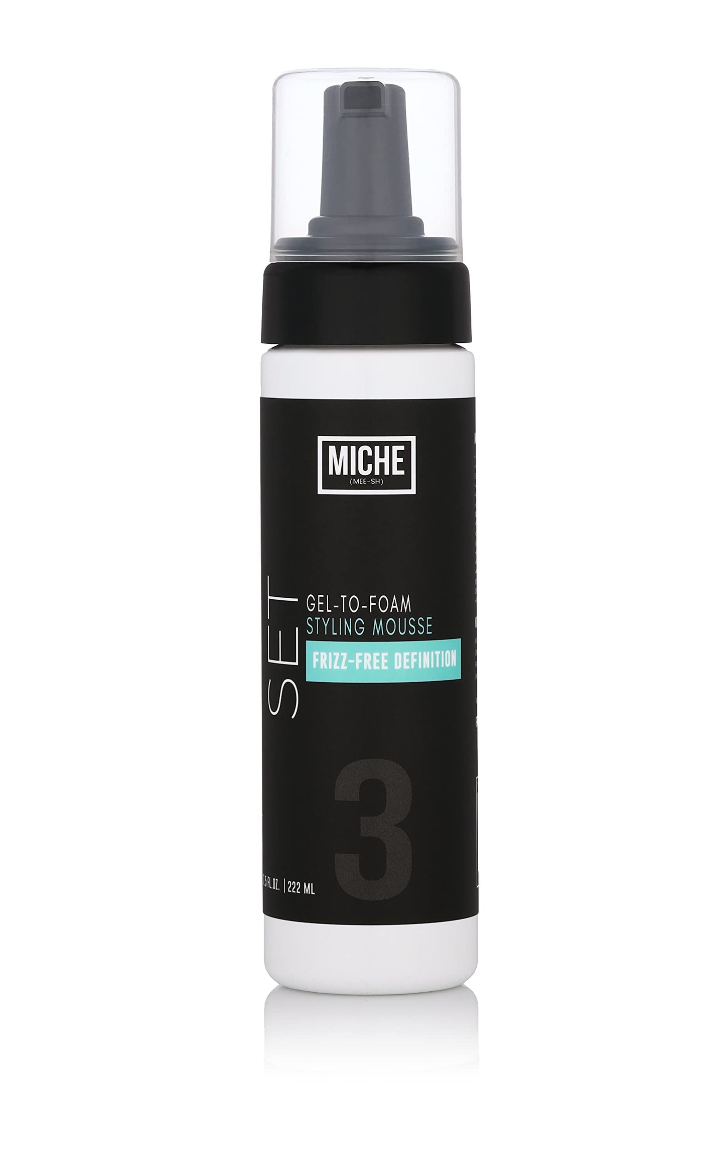 Miche Beauty Set Gel to Foam Mousse - Lightweight Styling Foam for All Hair Types, Long-Lasting Hold & Definition, Flexibility & Frizz Control, 7.5 fl Beauty and Personal Care Miche Beauty Default Title