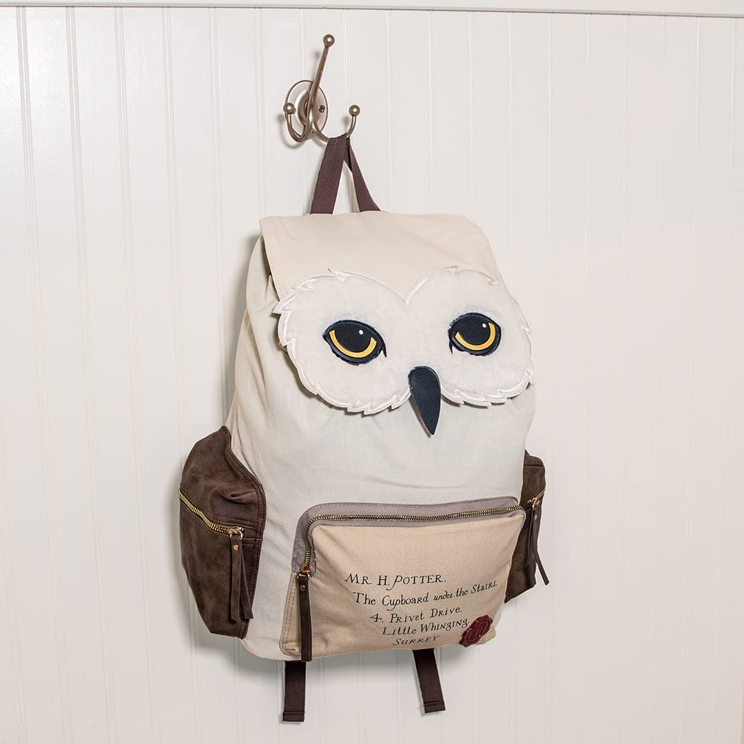 Bioworld Harry Potter Backpack Hedwig Owl Hogwarts Letter Laptop Rucksack