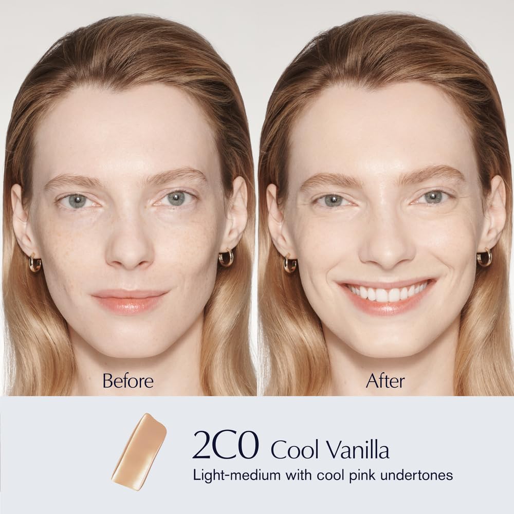 Estée Lauder Futurist Skin Tint Serum Foundation SPF 20 with Glycerin | Light Coverage, 1.0 Fl Oz, 2C0 Cool Vanilla
