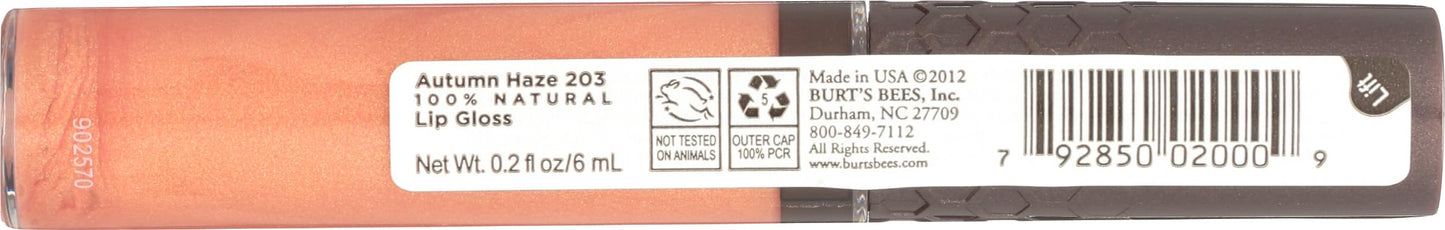 Burt'sBurt's Bees 100% Natural Moisturizing Lip Gloss, Autumn Haze - 1 Tube with Wand Applicator