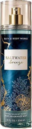 Bath & Body Works Saltwater Breeze Fine Fragrance Mist 8 oz Fresh Clean Scent