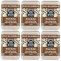 One With Nature Shea Butter Dead Sea Mineral Soap, 7 Ounce Bars (Pack of 6)