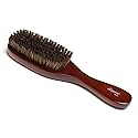 Diane Premium 100% Boar Wave Brush for Men and Barbers, Mens Hair Brush- Medium Bristles for Thick Coarse Hair - Use for Detangling, Smoothing, Wave