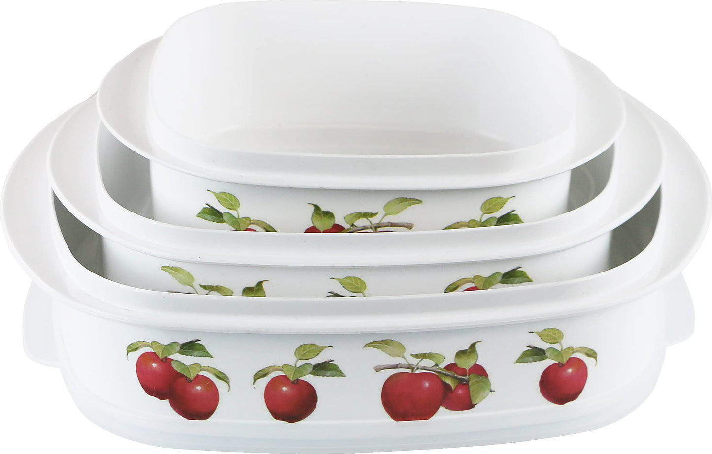 Reston Lloyd Nesting Microwave Containers, Set of 3, Adjustable Steam Vents, Airtight, Meal Prep, BPA-Free Plastic- Freezer & Dishwasher Safe…