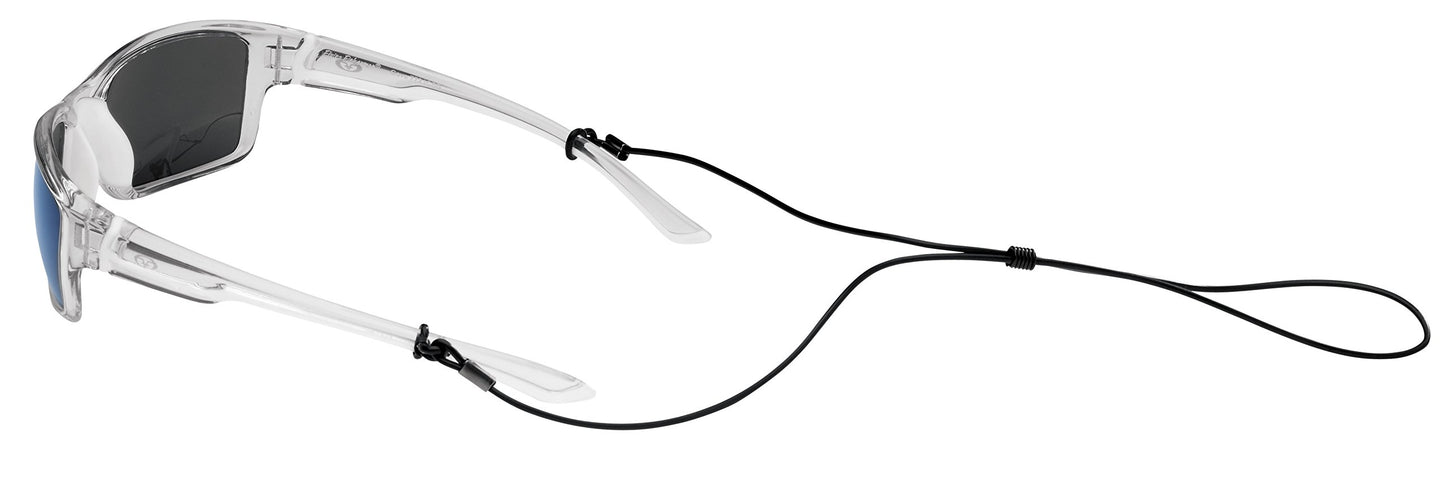 Flying Fisherman 7650A Rubberized Eyewear Retainer Black