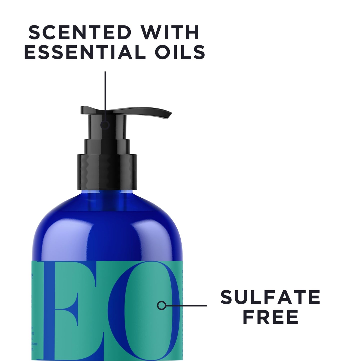 EO Shampoo and Conditioner Combo Pack, 16 Ounce Bottles (1 of Each), Grapefruit and Mint, Organic Plant Based, Hydrating & Smoothing For All Hair