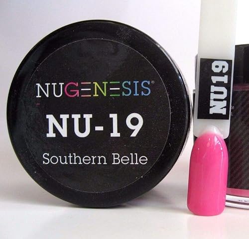 NuGenesis Nail Dipping Powder Color 1.5oz/43g Jar - (NU19 SOUTHERN BELLE) Beauty & Personal Care Nugenesis