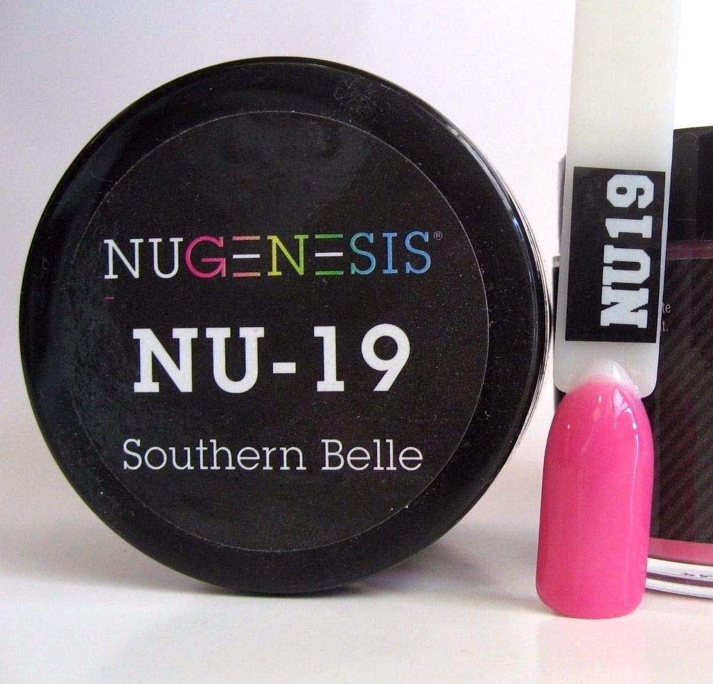 NuGenesis Nail Dipping Powder Color 1.5oz/43g Jar - (NU19 SOUTHERN BELLE) Beauty & Personal Care Nugenesis