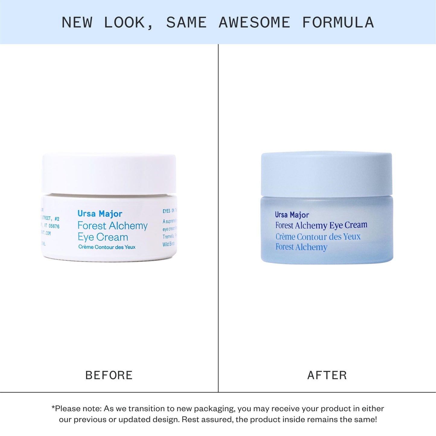 Ursa Major Forest Alchemy Eye Cream | Natural Under-Eye Moisturizer for Dark Circles, Fine Lines, Puffy Eyes and Wrinkles | Vegan, Cruelty-Free