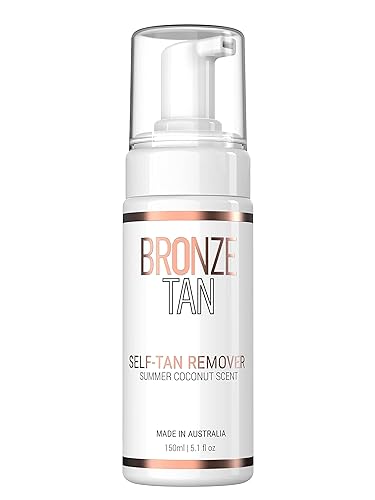 Bronze Tan Self Tan Remover For Fake Tan Streaks, Build Up, Correction, Or Full Removal Of Self Tanner or Bronzer - Summer Coconut Scent (150ML / 5.1