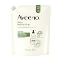Aveeno Daily Moisturizing Facial Cleanser with Soothing Non-GMO Oat, Leaves Skin Feeling Hydrated, Soft & Supple, Paraben-, Sulfate-, Fragrance-, Dye
