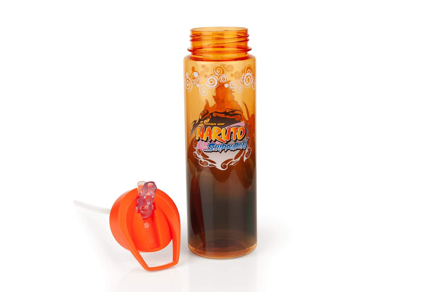 JUST FUNKY Naruto Shippuden Hokage Heroes Large Plastic Water Bottle | Features Konohagakure's 4th, 5th, And 6th Hokages | Holds 26 Ounces