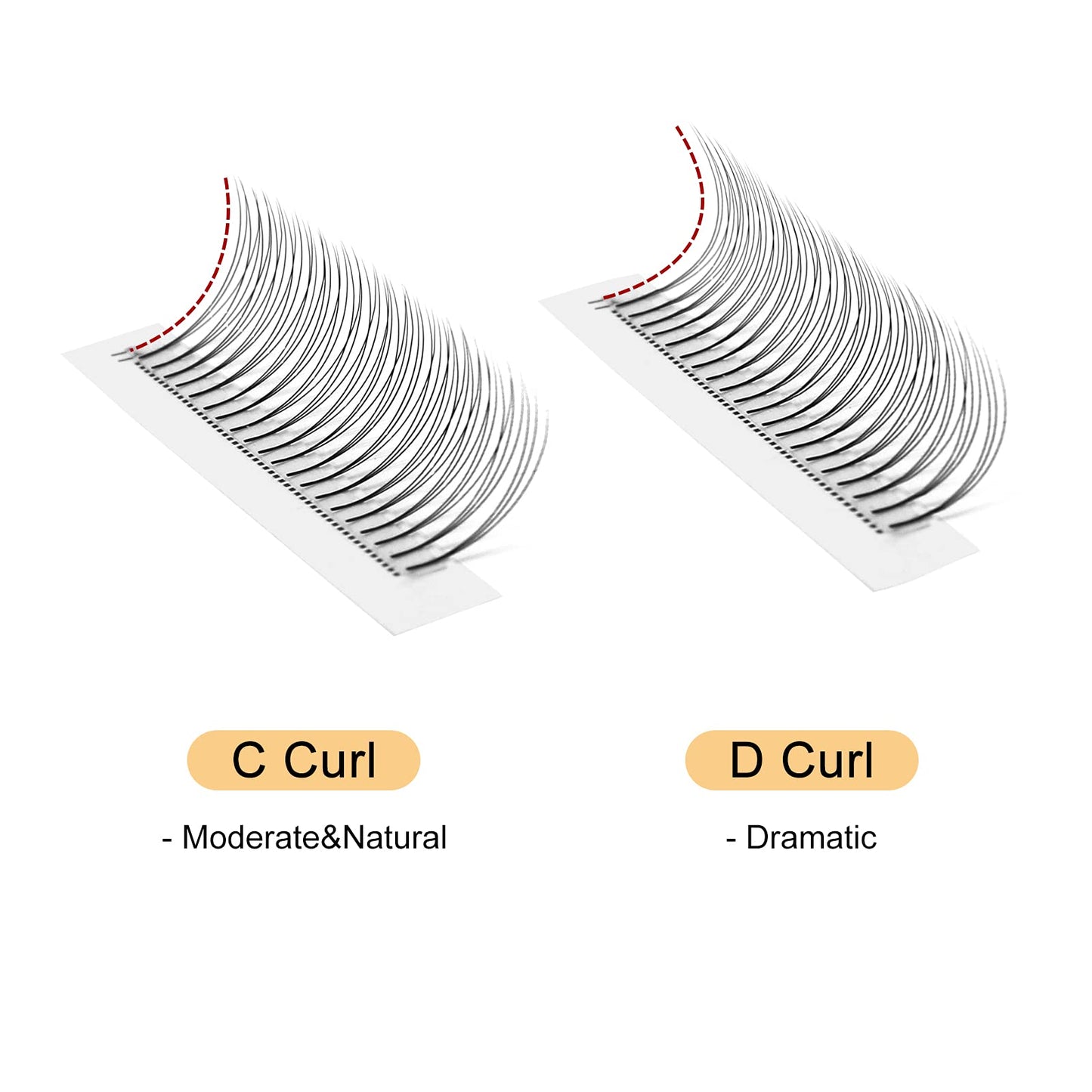 QUEWEL Premade Lash Fans, 6D Premade Fans Eyelash Extensions 0.10mm Thickness C Curl 16mm Volume Lash Extensions Short Stem Pre Made Fans Eyelash Beauty and Personal Care QUEWEL
