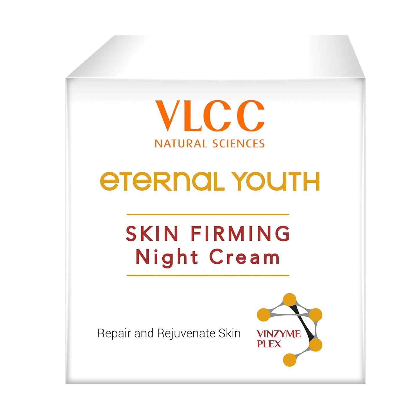 VLCC Eternal Youth Skin Firming Night Cream - Face Moisturizer - Hydrating Night Cream for Women - Lightweight and for All Skin Types - 1.7 oz