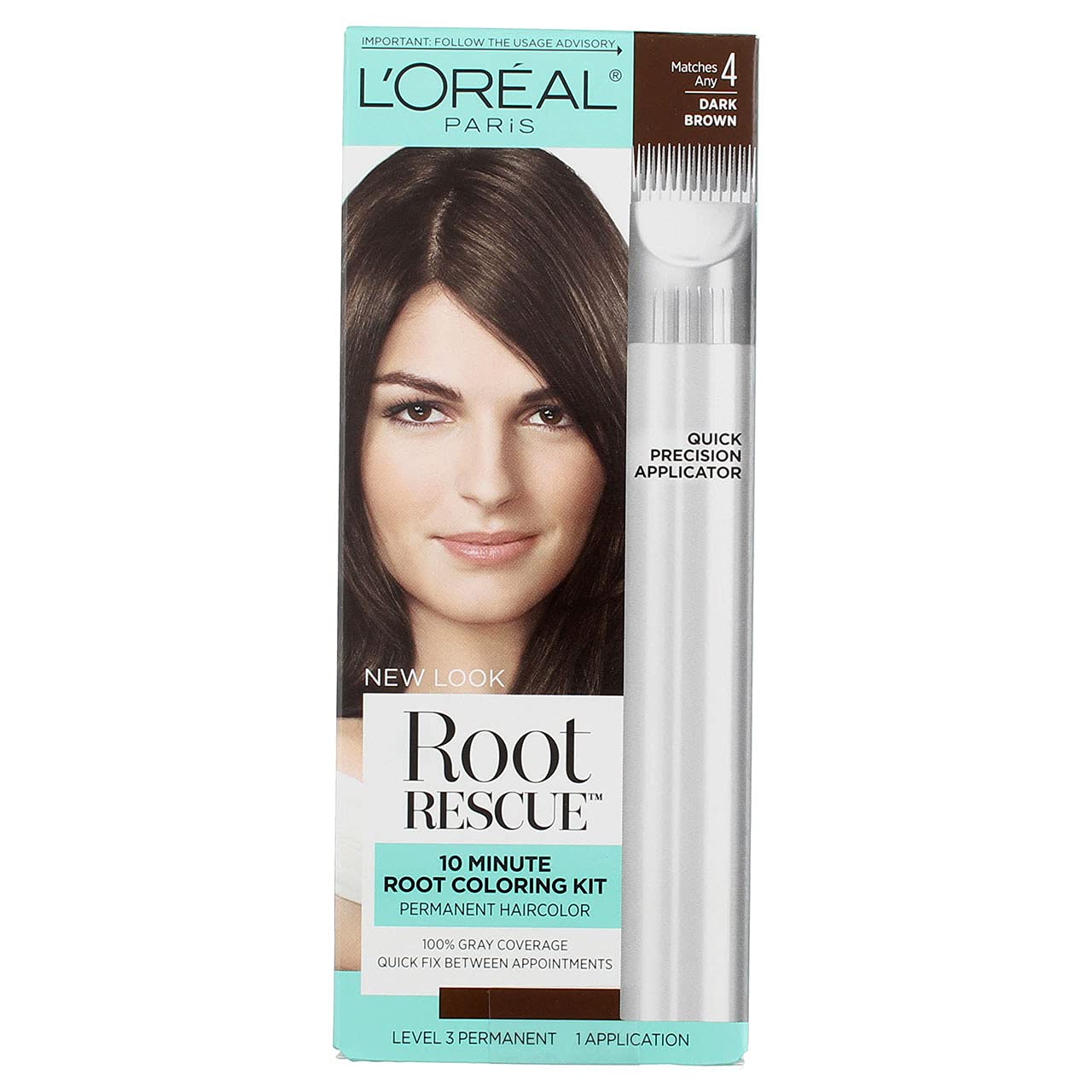 L’Oreal Paris Root Rescue #4 Drk Size 1ct Root Rescue #4 Drk Brwn
