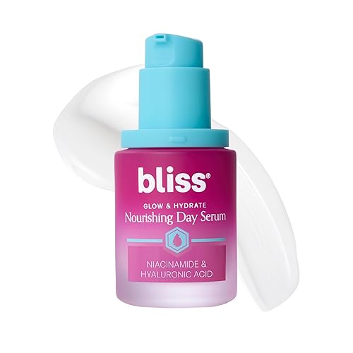 Bliss Glow & Hydrate Serum - Niacinamide + Hyaluronic Acid Face Serum with Vitamin E - Hydrating & Brightening Serum for Dull Skin, Pores & Uneven