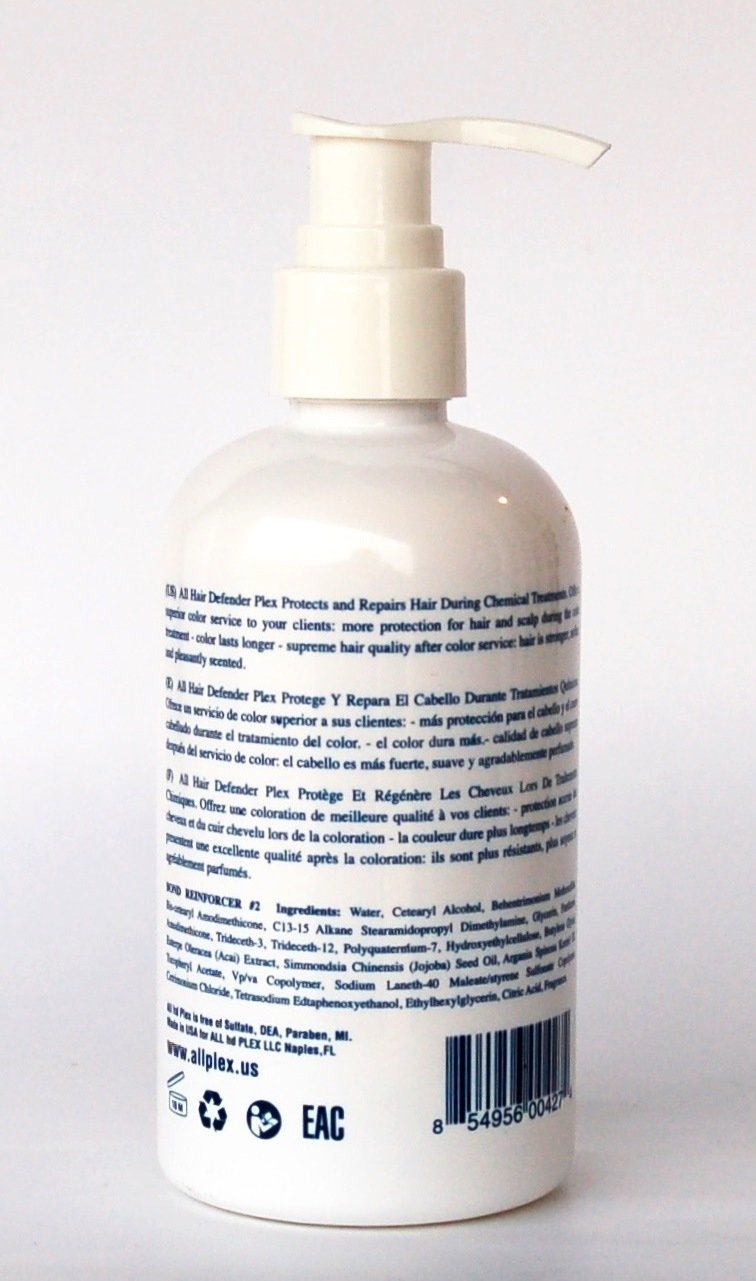 JKS International ALL hd PLEX bond treatment Step 2 (after shampoo, prior to conditioner)