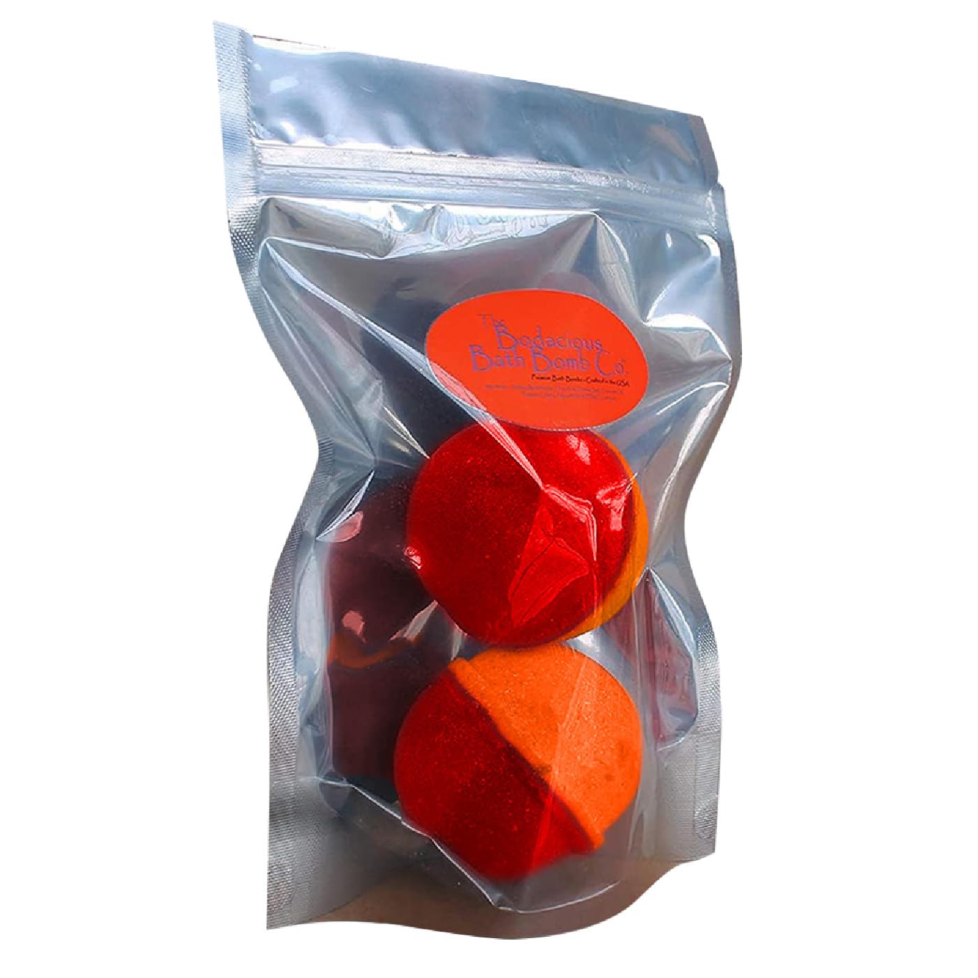 Tub O Ketchup Bath Bombs - Funny Ketchup Colored Bath Balls for Men - XL Black Cherry Bath Fizzers, Handcrafted, Made in America, 2 Count