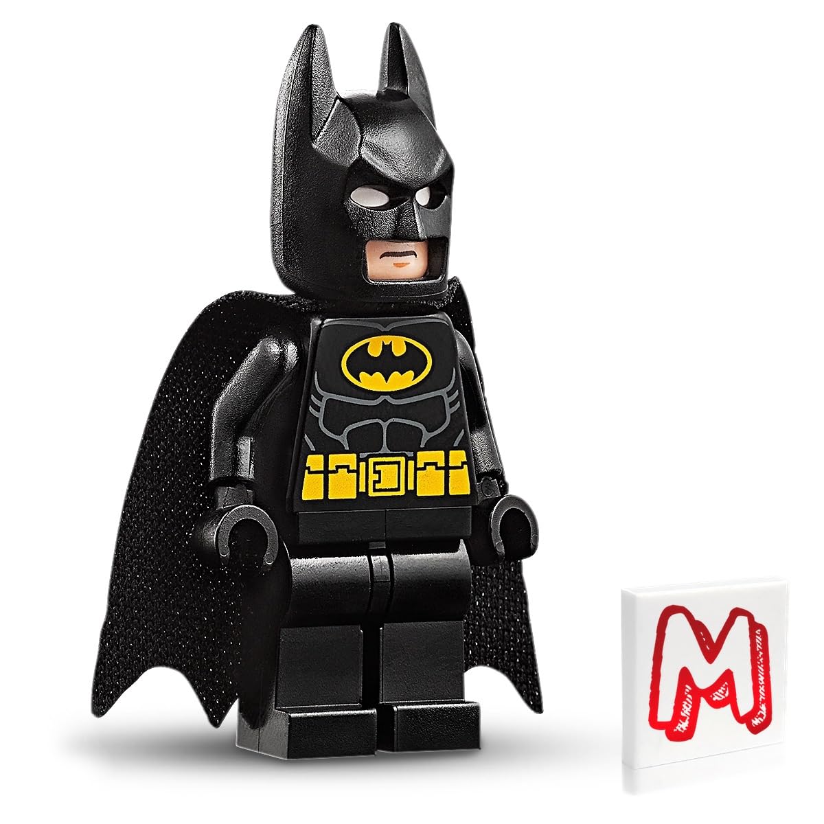 LEGO Super Heroes DC Batman Minifigure - Batman (in Black Suit with Batcape and Bat-a-rang) Junior Sets