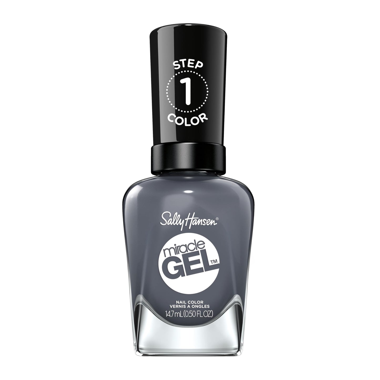 Sally Hansen Miracle Gel Salon Quality Nail Polish | Gel-Like Formula, Two-Step System, No UV Light Needed, Long Lasting | Opaque, Shiny | 809 Slate-R Beauty & Personal Care Sally Hansen