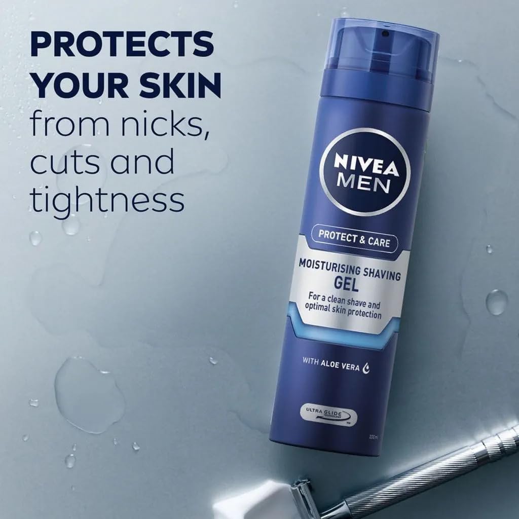 NIVEA FOR MEN Moisturizing Shaving Gel 7 oz