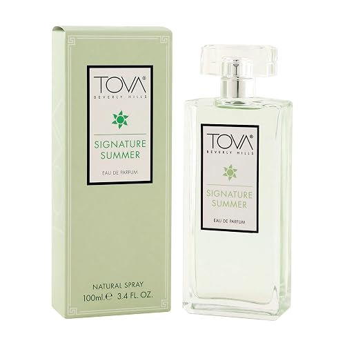 Tova Signature Summer Eau de Parfum - Floral Citrus Perfume for Women - Bergamot Jasmine Musk - Crafted in France & Cruelty-Free - 3.4 fl oz