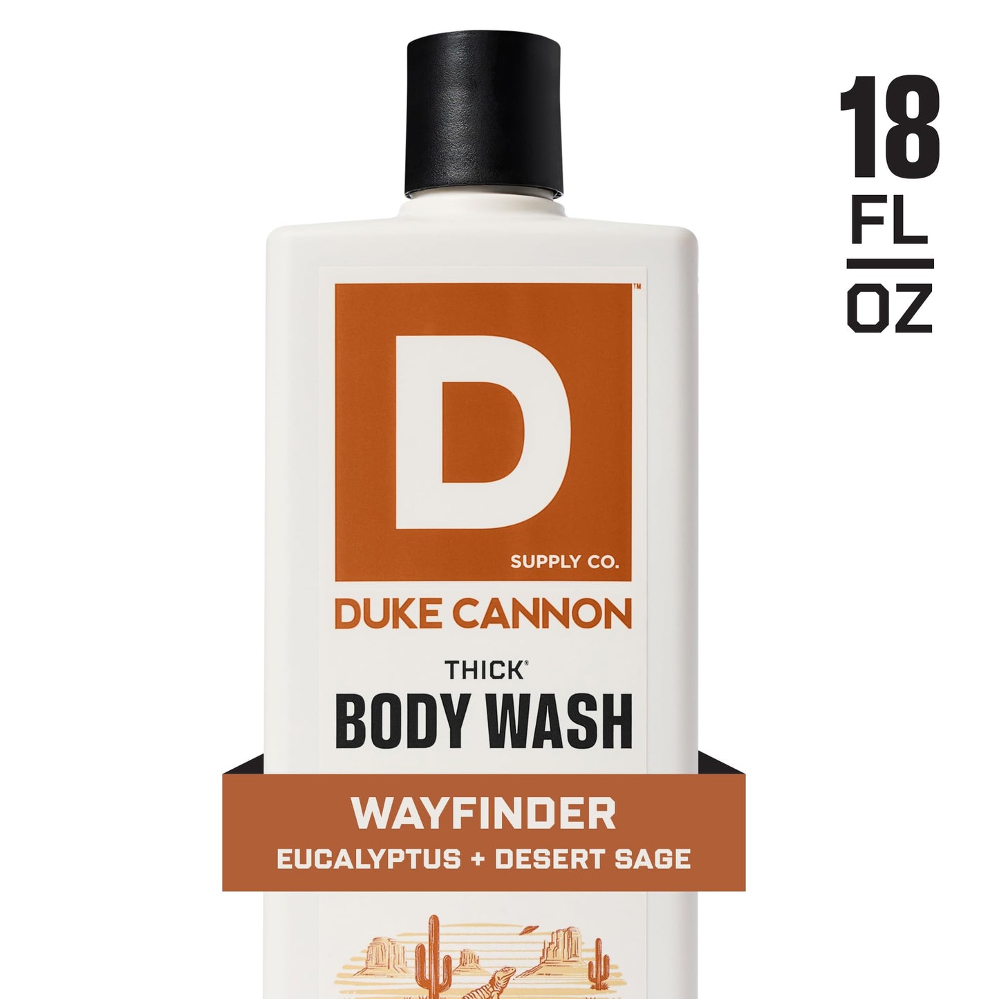 Duke Cannon Supply Co. Thick High Viscosity Body Wash - 3X Thicker, Cleansing Shower and Bath Gel, Mineral-Enriched for Men - Shower Gel - Men’s Body