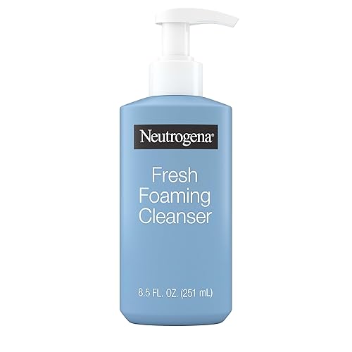 Neutrogena Fresh Foaming Facial Cleanser, All-In-One Makeup Remover Face Wash for Nor-mal to Oily Skin Deeply Cleanses & Removes Waterproof Makeup
