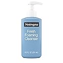 Neutrogena Fresh Foaming Facial Cleanser, All-In-One Makeup Remover Face Wash for Nor-mal to Oily Skin Deeply Cleanses & Removes Waterproof Makeup