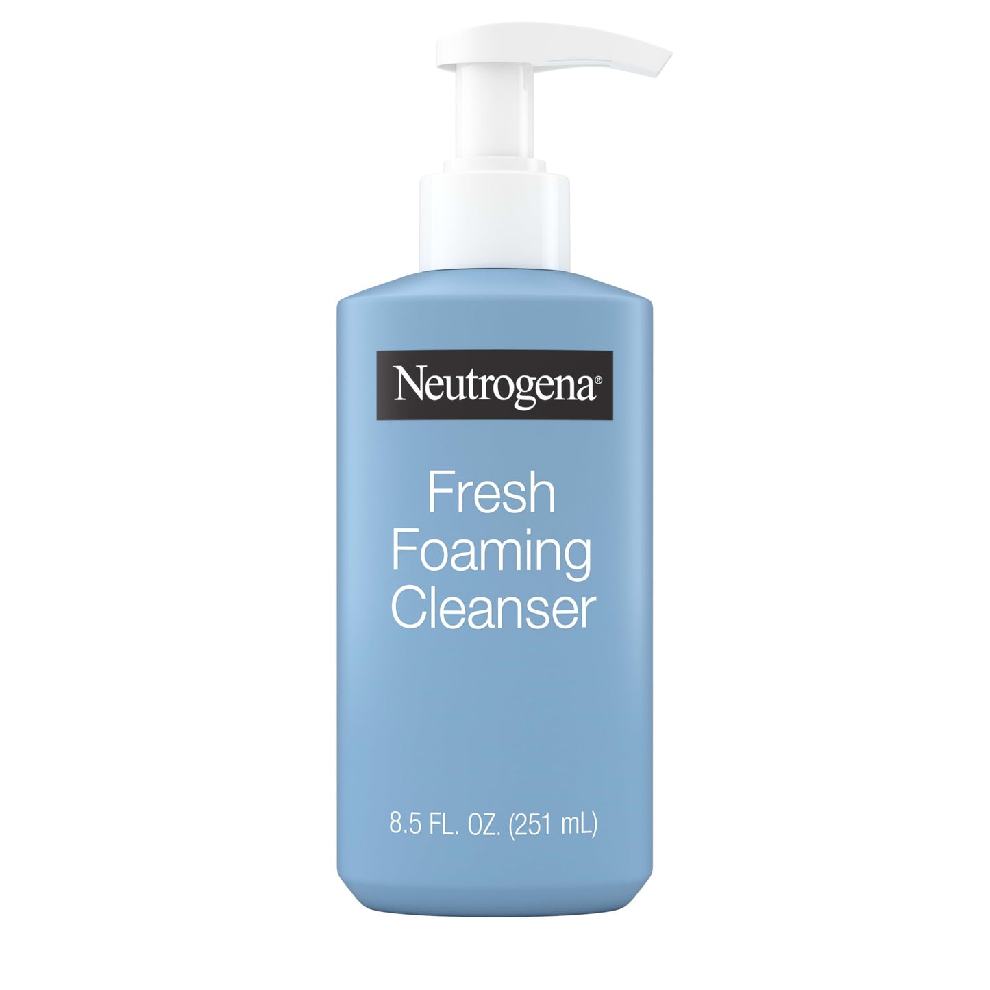 Neutrogena Fresh Foaming Facial Cleanser, All-In-One Makeup Remover Face Wash for Nor-mal to Oily Skin Deeply Cleanses & Removes Waterproof Makeup