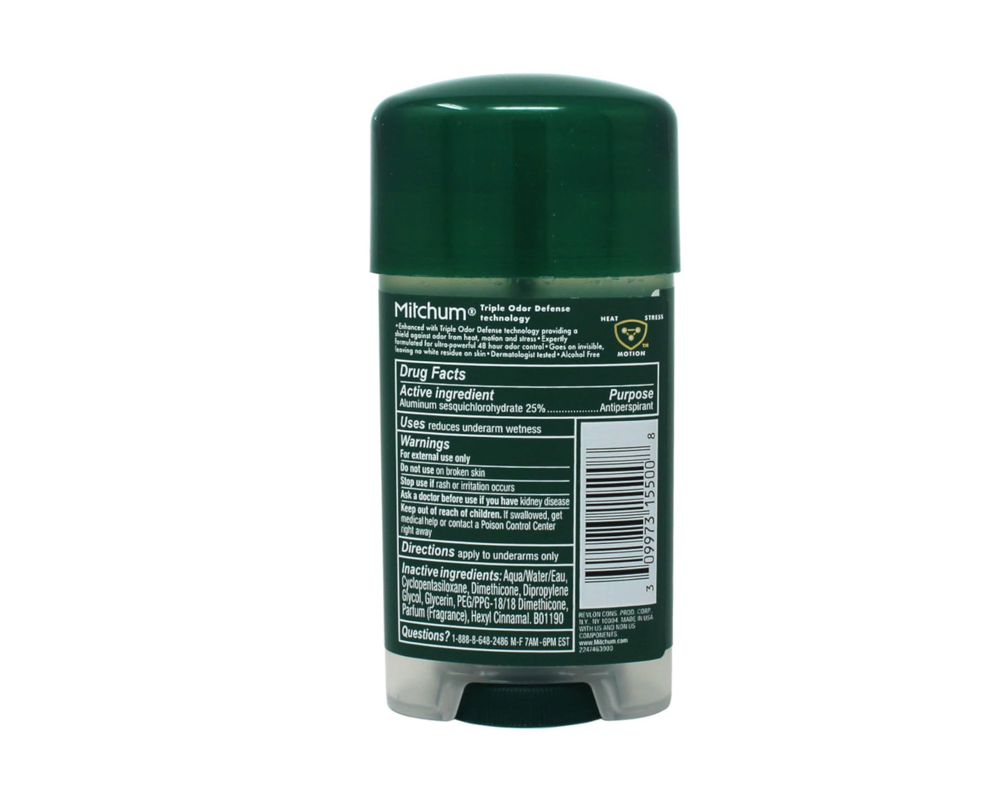 Mitchum Deodorant Mens Gel Unscented 2.25oz (2 Pack) Beauty and Personal Care Mitchum