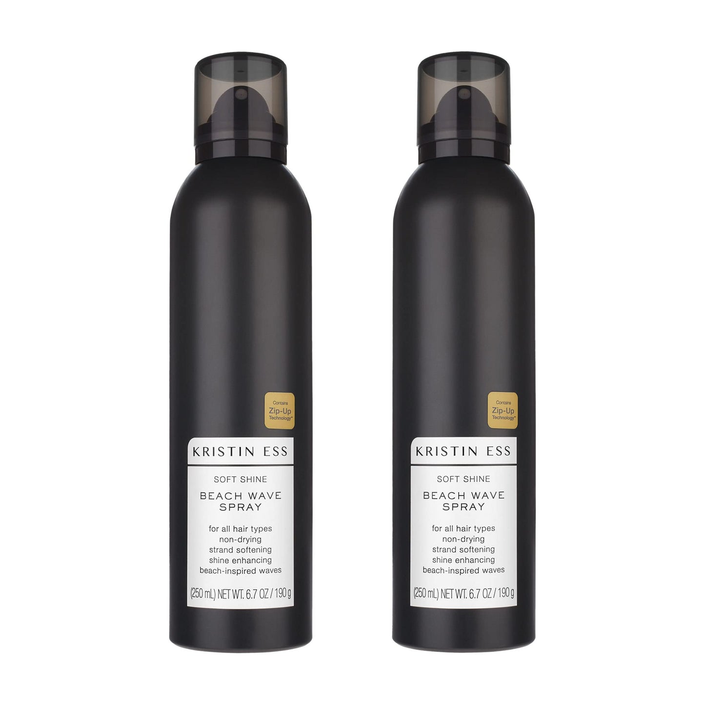 Kristin Ess Hair Soft Shine Beach Wave Hair Spray for Soft Texture + Shine, Non-Drying, Wavy Hair Styling Product, 6.7 oz (Pack of 2)