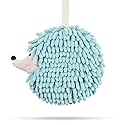 Decorative Hand Towels for Bathroom& Kitchen Cute Hedgehog Animals Themed Hand Towel Measures 6.7 X 7.9 Inches-Dry Your Hands, Green