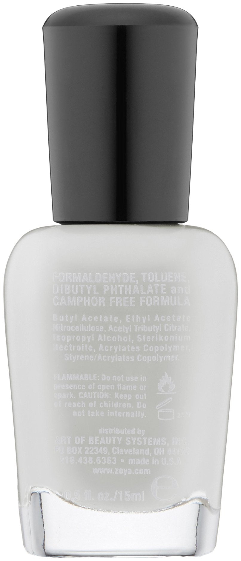 ZOYA Nail Polish Snow White, 0.5 Fl Oz