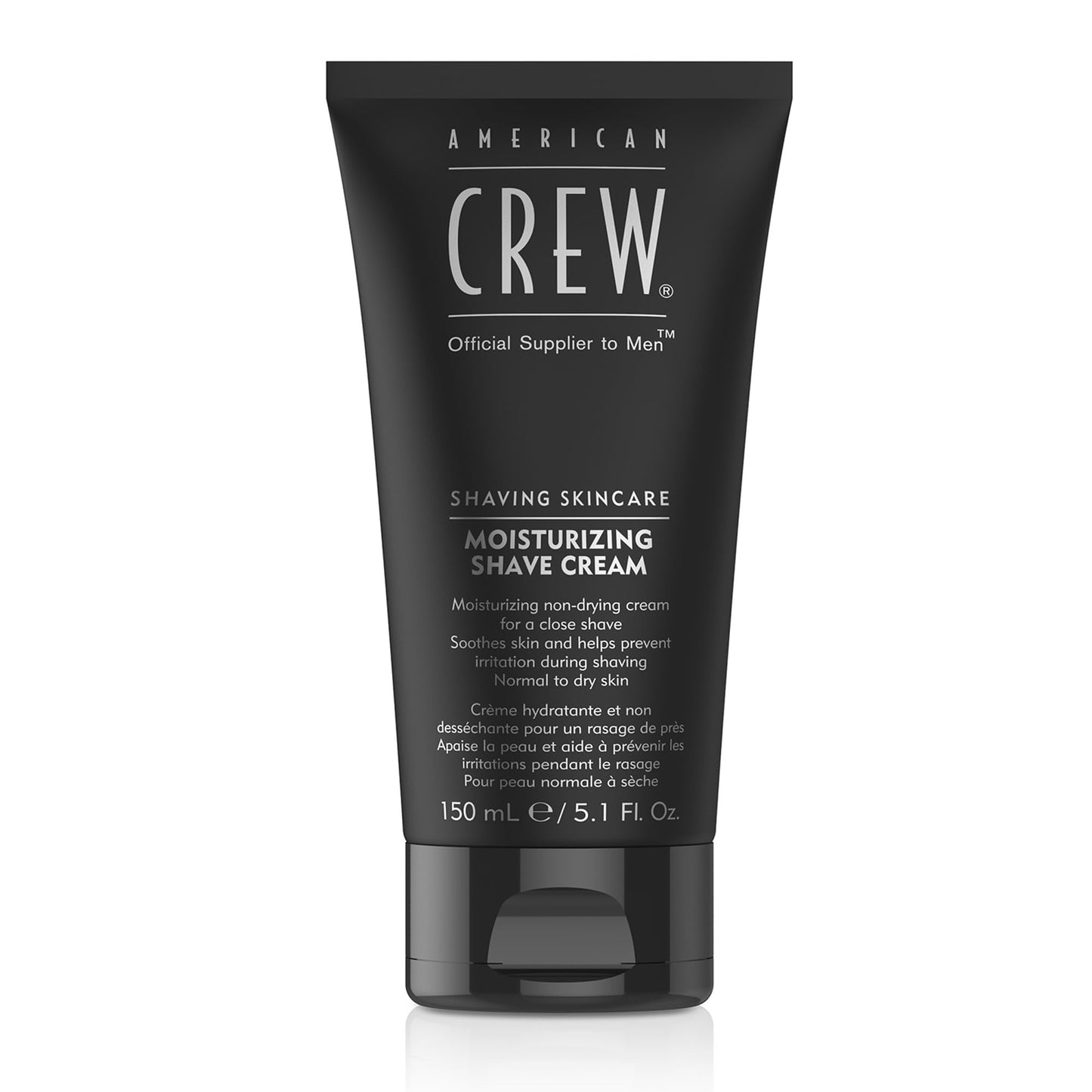 American Crew Moisturizing Shave Cream for Men, Stocking Stuffer for Men, 5.1 Fl Oz