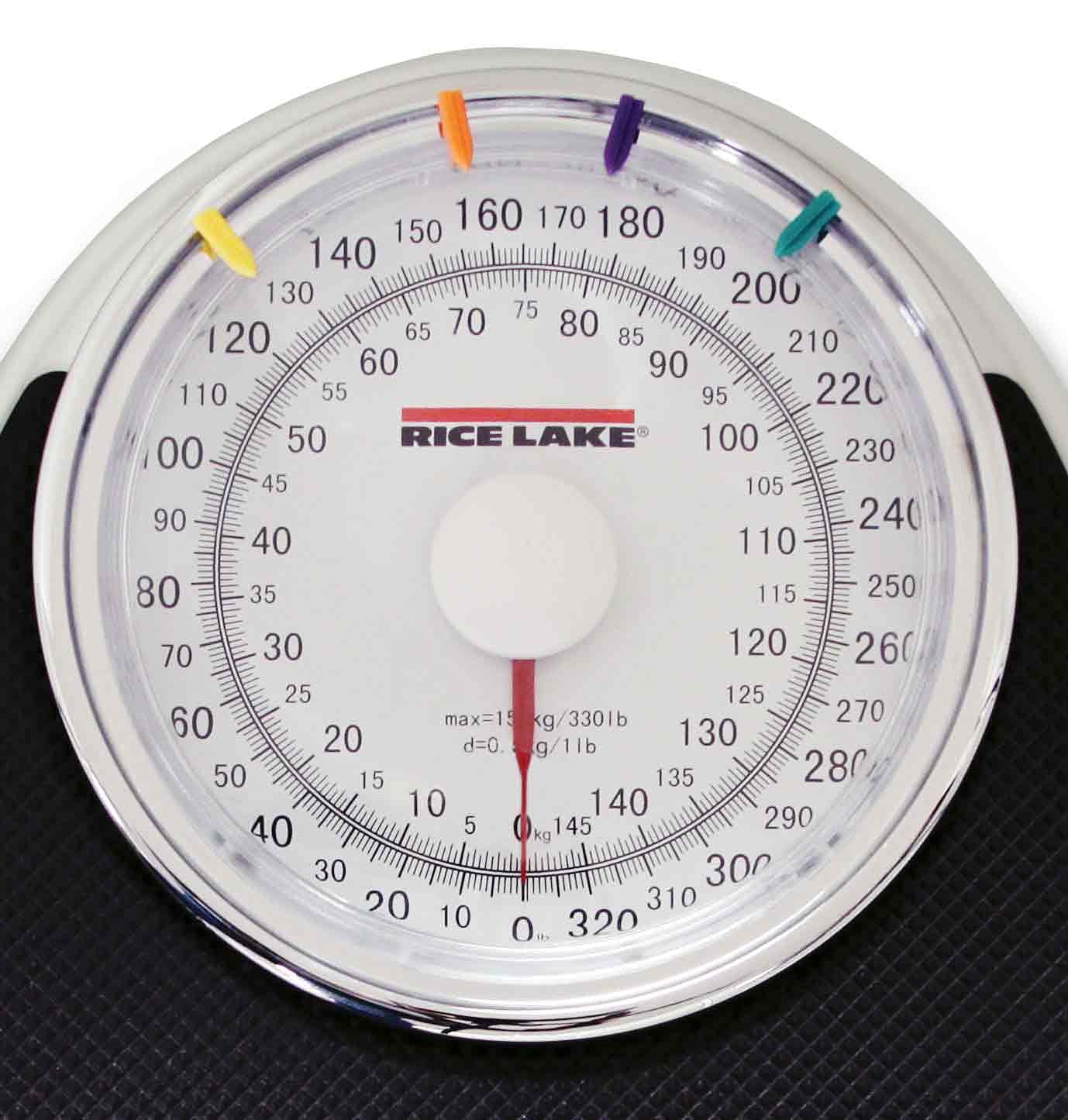Rice Lake Mechanical Floor Scale - LB and KG