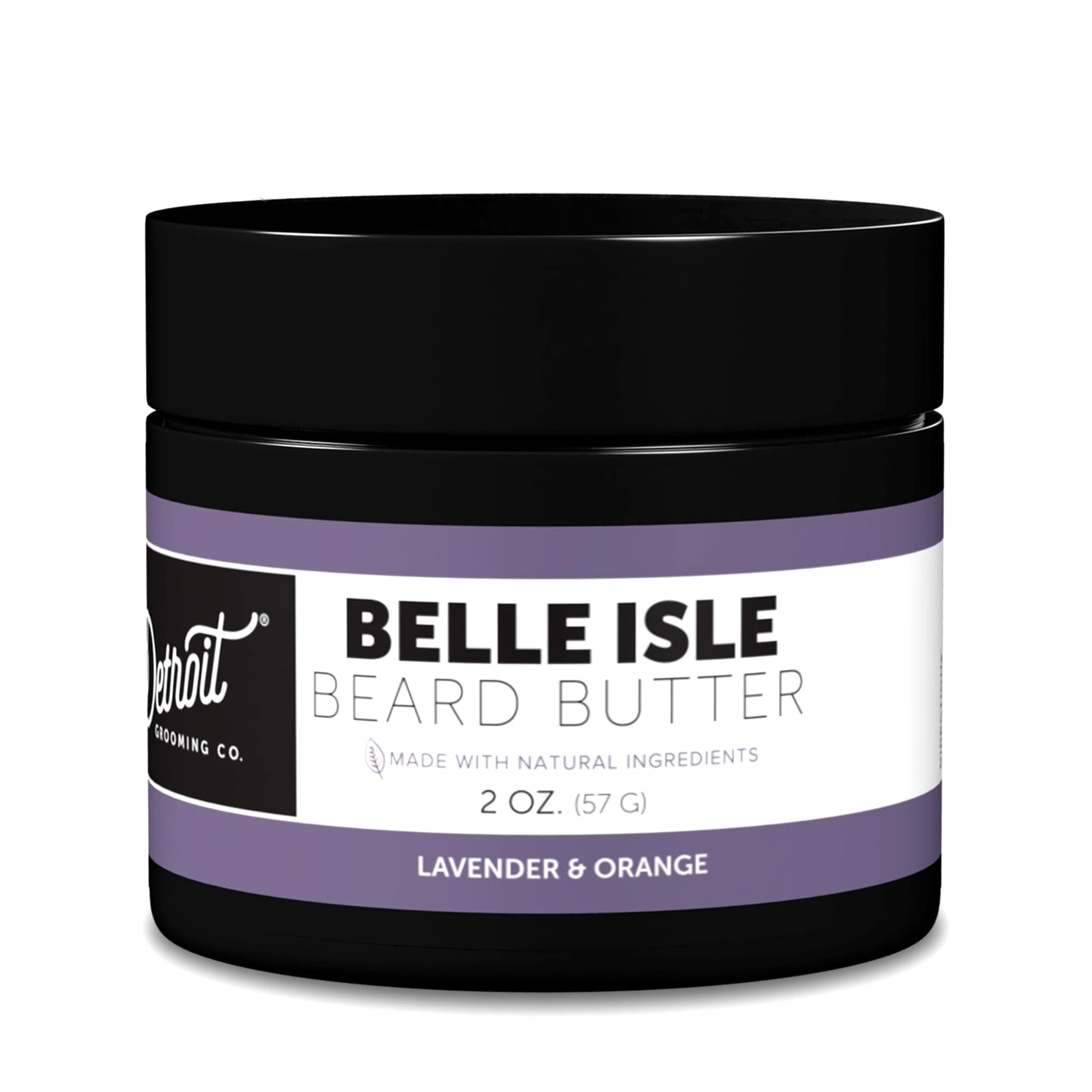 Detroit Grooming Co. Beard Butter for Men | Softens, Thickens & Hydrates with Safflower Oil & Shea Butter | Belle Isle Scent, 2oz