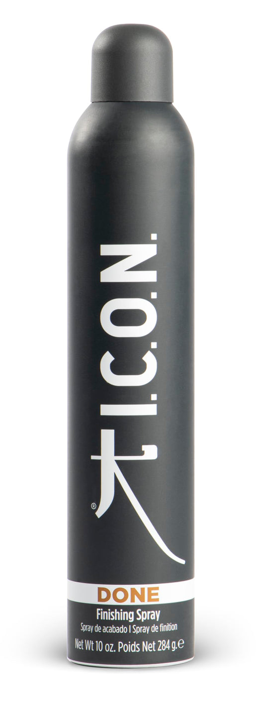 K I.C.O.N. I.C.O.N. Done Finishing Spray, Salon-Quality Hair-Styling Spray, 10-Ounce Can