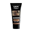 NYX PROFESSIONAL MAKEUP Born To Glow Naturally Radiant Foundation, Medium Coverage - Neutral Tan