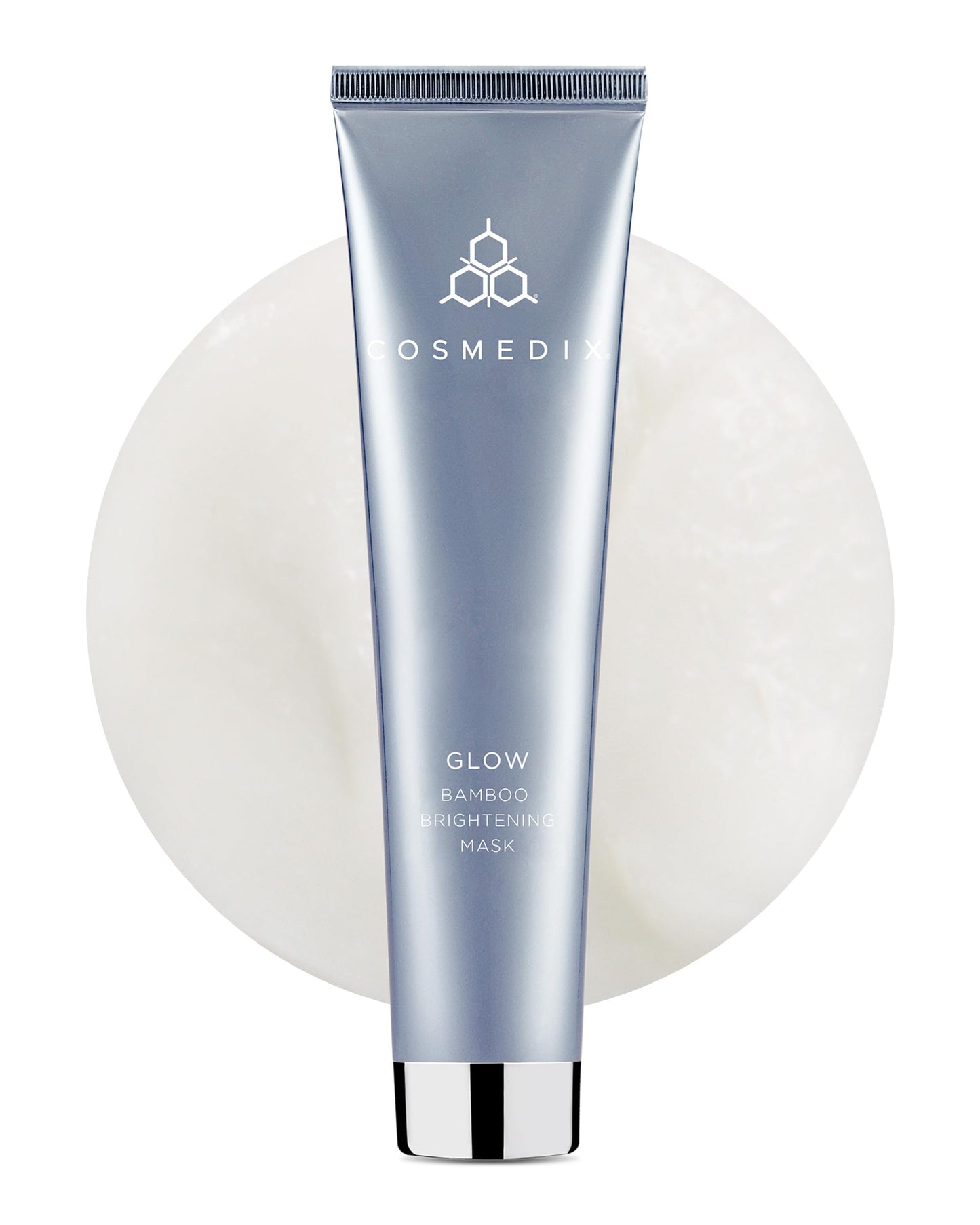 COSMEDIX Glow Bamboo Brightening Facial Mask - PM Exfoliating Facial Scrub for Tired, Dull & Uneven Skin - Anti-Aging Gentle Night Face Exfoliator