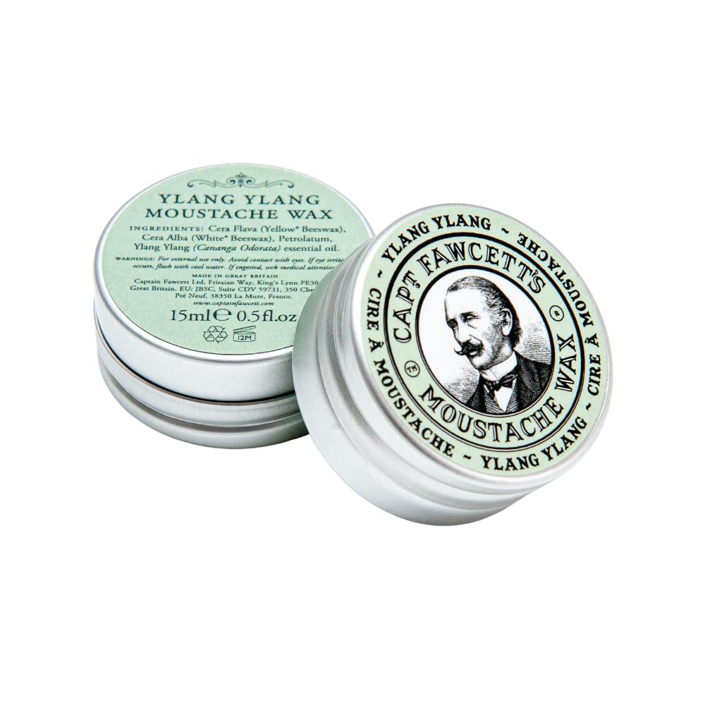 Captain Fawcetts Moustache Wax - Ylang Ylang (16ml)