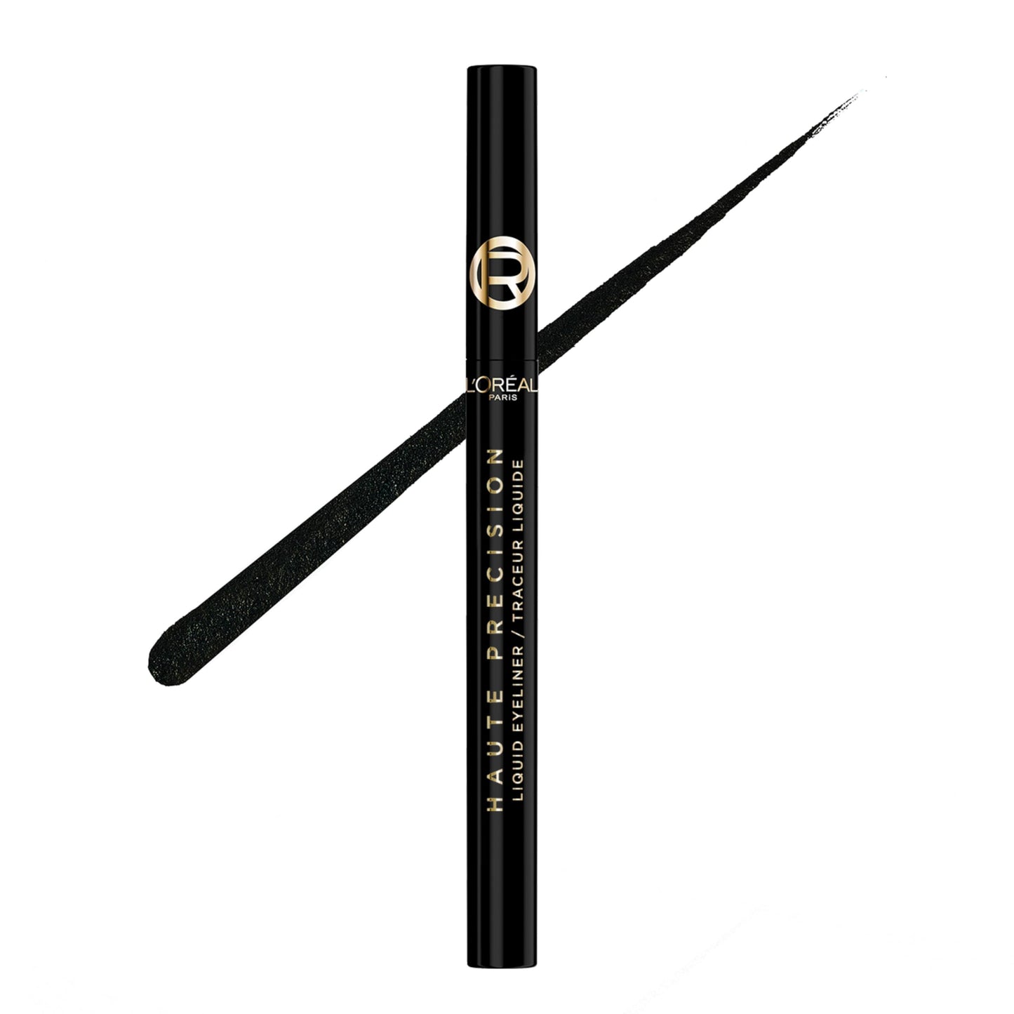 L'Oreal Paris Haute Precision Waterproof Liquid Eyeliner, Smudge-Proof Eye Liner with Micro-Tip, for up to 28HR Eye Makeup Wear, 010 Black Silk Beauty and Personal Care L'Oreal Paris Default Title