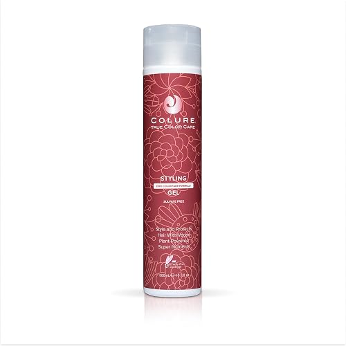 COLURE Styling Gel 10 oz - Versatile Medium Hold Volumizing Hair Gel for Moldable Flexible Professional Styling