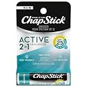 ChapStick Lip Sunscreen Active 2-in-1 Unscented Lip Balm with SPF 25, 0.15 Oz Ea