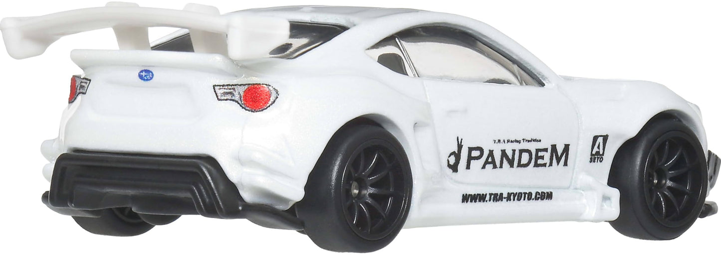 Hot Wheels Premium Car Culture Collectible Toy Car, 1:64 Scale Die-Cast Pandem Subaru BRZ, Circuit Legends Vehicle with Real Riders Tires