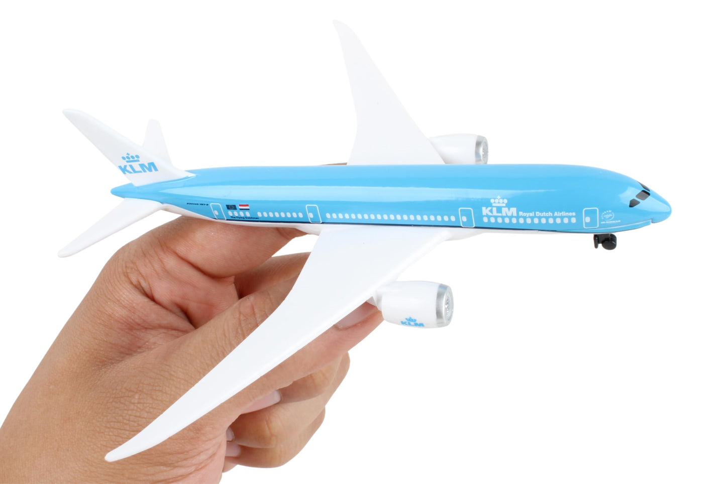 Daron Toy Airplane - KLM 787 - Die-Cast Metal Model Airplane Toy with Plastic Parts for Kids Ages 3+