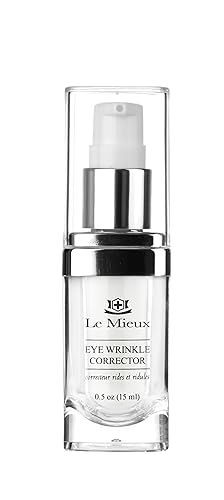 Le Mieux Eye Wrinkle Corrector Cream - Hyaluronic Acid Moisturizer for Eyes with 7 Potent Peptides & Amino Acids, Under Eye Corrector Cream (0.5 oz