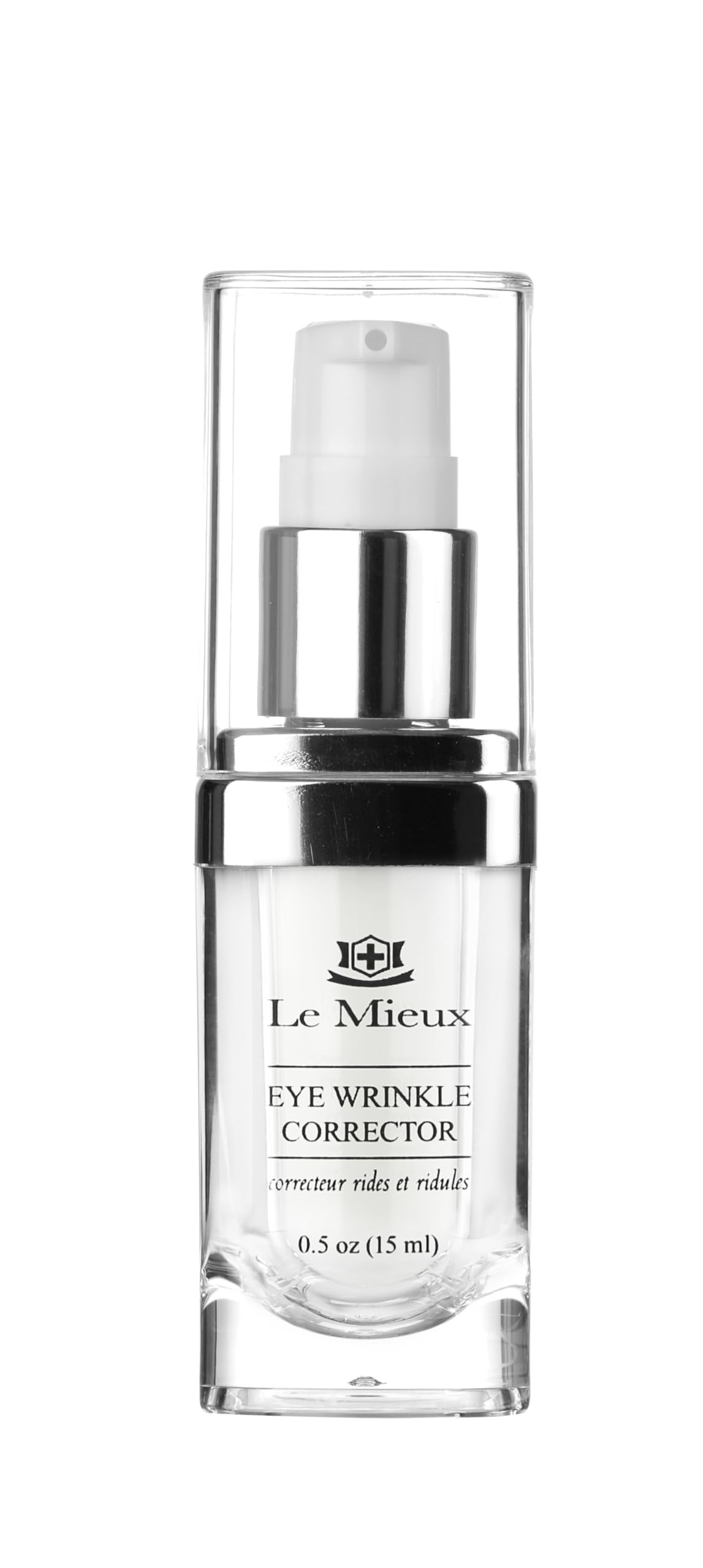 Le Mieux Eye Wrinkle Corrector Cream - Hyaluronic Acid Moisturizer for Eyes with 7 Potent Peptides & Amino Acids, Under Eye Corrector Cream (0.5 oz