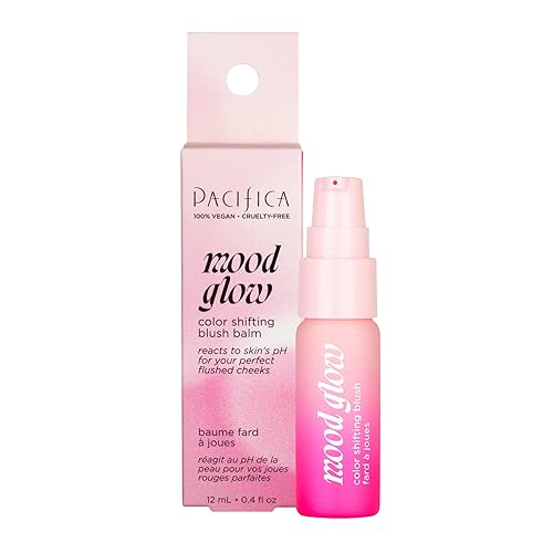Pacifica Liquid Spray Blush Mood Glow PH Color Shifting Blush Balm Face Makeup, Color Shifting, Reacts to Skin pH, Hydrating Cheek Tint, Vegan, 0.4 fl