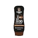 Australian Gold Sunscreen Lotion with Instant Bronzer, Broad Spectrum, Water Resistant, Non-Greasy, Oxybenzone Free, Cruelty Free, SPF 30, Coconut, 8
